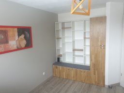 Bibliothèque banquette